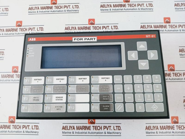 Abb Mt-91-arc Fp A Operator Panel V.24/Rs-232-c 14-0V 60V/0,5A (Not Working) - For Parts Only