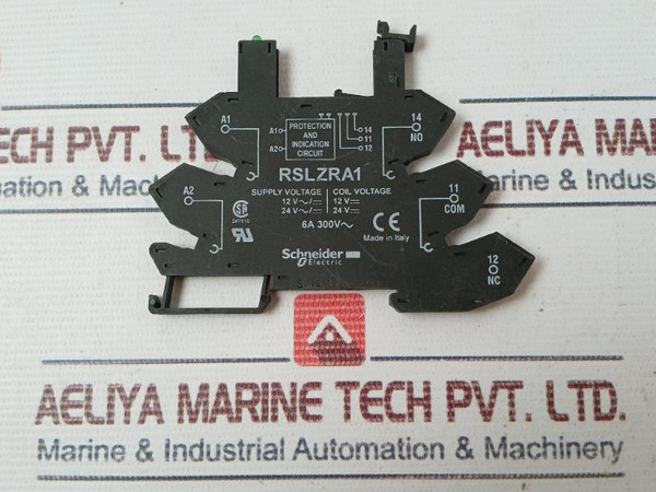 Schneider Electric Rslzra1 Protection Circuit Electromechanical Relay 12-24 Vac
