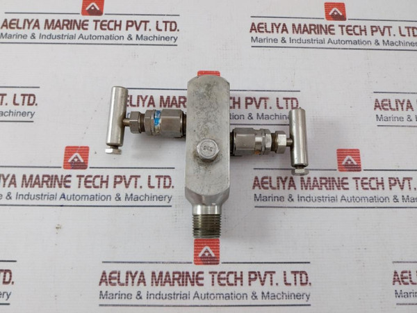 Rosemount C306101126-0000 Transmitter Manifold 10000 Psi At 85F 316 Ss - Used