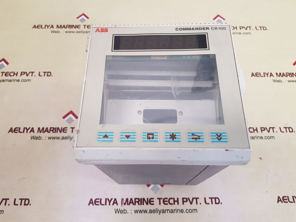 Abb Commander Cr 100 Digital Chart Recorder 85/265 Vac 50/60Hz (Not Working)