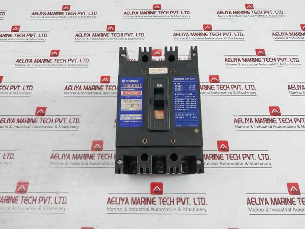 Terasaki Electric Tl-100F Tembreak Circuit Breaker 15A 3 Pole 120Ka Ac460V