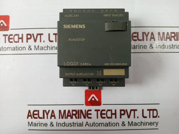 Siemens 6Ed1 052-2Hb00-0Ba6 Logo 24Rco Logic Module Ac/Dc 24V S Zvb6Nf0024609