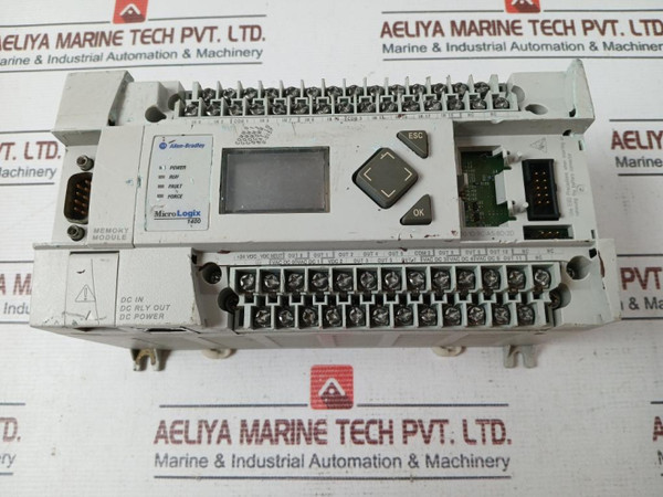 Allen-bradley 1766-l32Bxb Micrologix 1400 32 Point Controller Pn-70595 12-24Vdc - Used