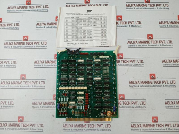 Mitsui Sep-c1-1072 Pcb For Engine Protecting System - New