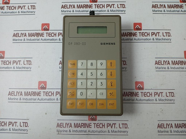 Siemens Op 393-III Operator Interface Panel 6Es5393-0Ua15 Ip50
