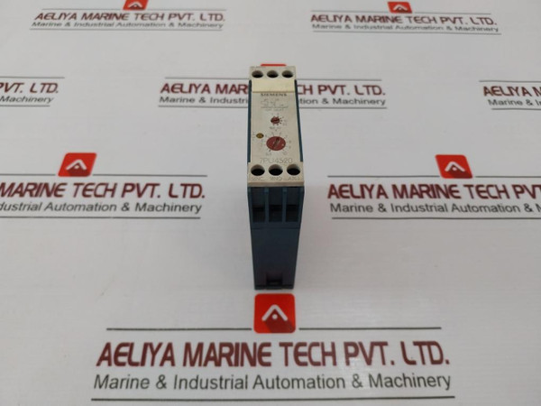 Siemens 7Pu4520-2An30 Timing Relay 50/60Hz 100S Ie Ac15 3A 230V Vde 0435/Iec 255 - Used