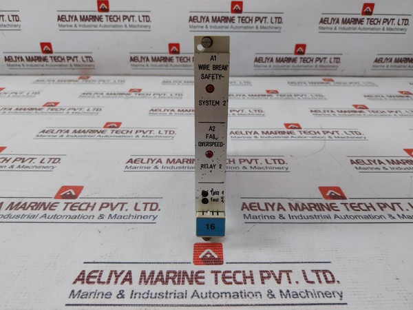 Rolf Janssen Bm 06 Pcb For Fail Overspeed Relay/Wire Break Safety Nr.229