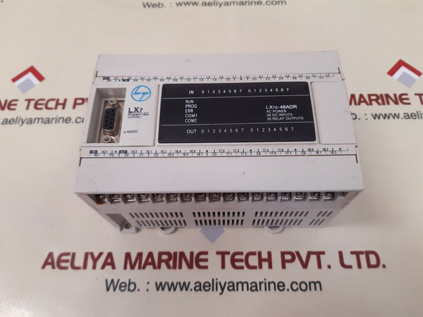 Larsen & toubro lx7s-48adr programmable controller rev. c