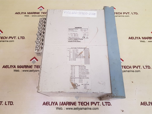 Siemens siprotec 7sj6111-5eb20-1fa0/ee overcurrent protection and control relayÂ 