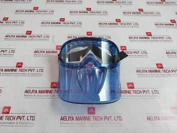 Kleenguard V90 Shield Premium Face Shield W/Blue Frame Clear Lens Anti Fog 18629