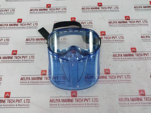 Kleenguard V90 Clear Lens Safety Goggles With Face Shield Blue Frame 30197220 - New