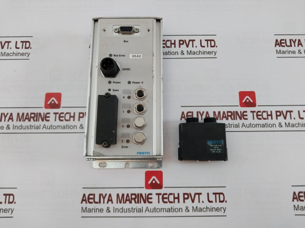 Festo Cp-fb13-e Pneumatic Field Bus Node Module With Connector 532216 Wn07 - Used