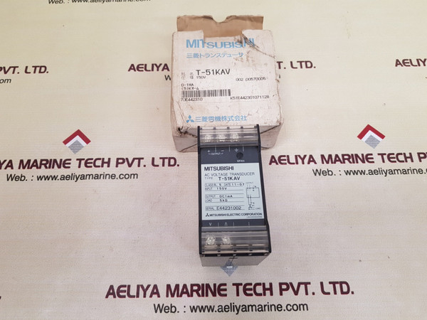 Mitsubishi T-51Kav Ac Voltage Transducer 150V Dc1Ma (Not Working)
