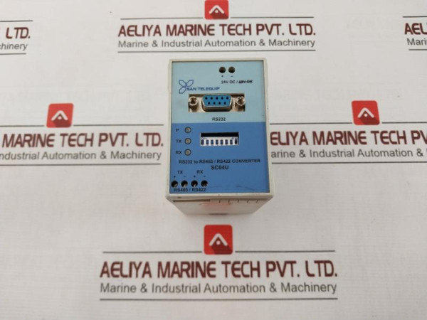 San Telequip Sc04U Converter Rs232 To Rs485/Rs422 24Vdc - Used