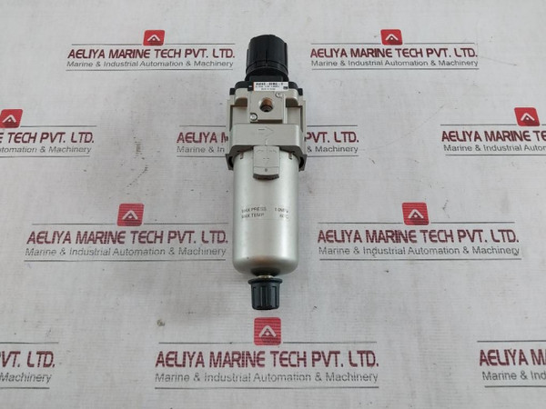 Smc Aw40-02Bg-2 Pneumatic Filter Air Pressure Regulator 0.05-0.85 Mpa 60°C - New