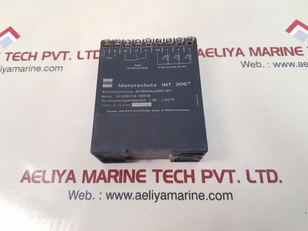 Kriwan motorschutz int 300 motor protector 52 a 221