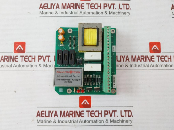 Advanced System 1651301 Arm Interlock-antispill Module 02/10-11