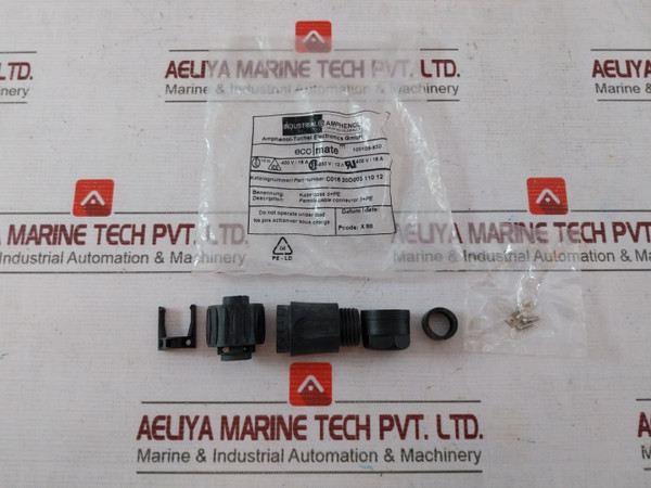 Amphenol 100109-930 Female Cable Connector 3+Pe Set C016 20D003 110 12 20Hz - New