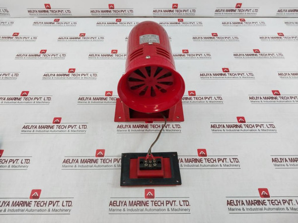 Myung Jin Electric Co2 Alarm Electric Motor Siren Ac110V - Used