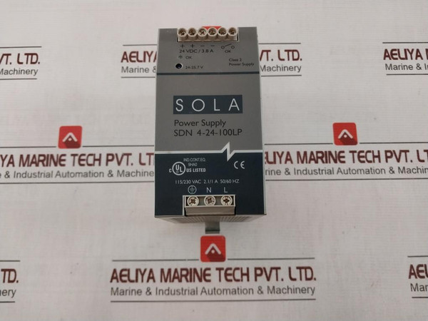 Sola Sdn 4-24-100Lp Power Supply Unit E137632 115/230 Vac 2.1A/1A 50/60Hz