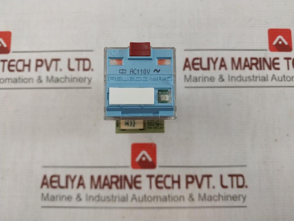 Rs 345-993 Releco Mr-c Plus Relay With Socket Ct3-e20/H Ac110V~ 50Ma - Used