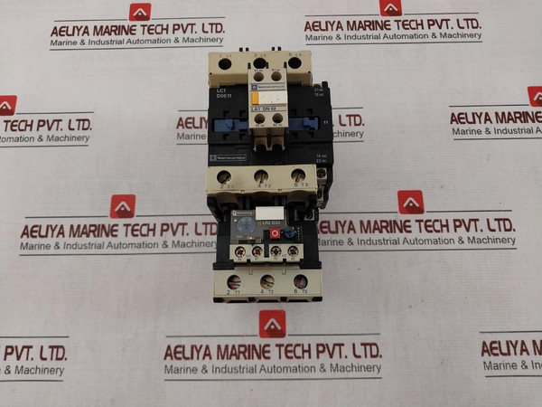 Telemecanique Lc1 D9511 Contactor, Lr2D33 Overload Relay, La1Dn02 Contact Block
