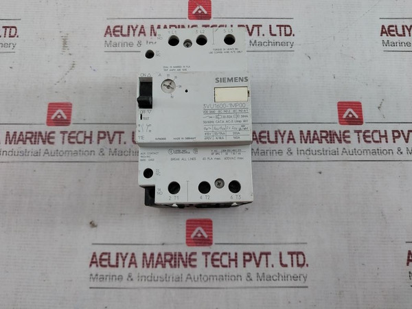Siemens 3Vu1600-1Mp00 Manually Motor Controller 22–32A 600Vac Max