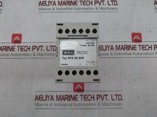 Wika 903.30.505 Tronic Pressure Transmitter 24Vdc 15194014