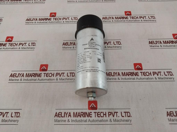 Epcos B32344N4102A040 Capacitor 440V 50Hz 13.1 Amp 10.0 Kvar Phase 3 39N23 - Used