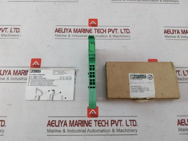 Phoenix Contact Ib Il Temp 2 Uth-pac Temperature Module 250V 85Mv 1352848124 1,5Mm2 - Used
