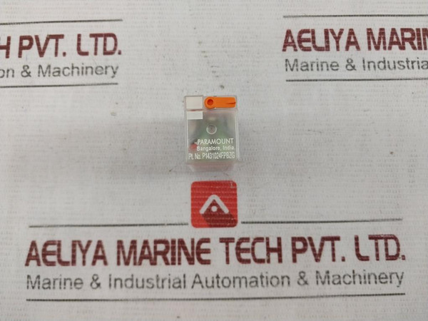 Paramount P1431024Fpbzg Four Pole Compact Industrial Plug In Relay 24 Vdc