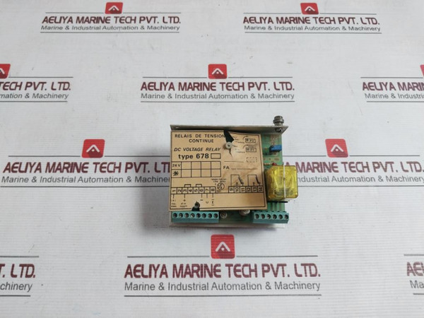 Aees 678 Dc Voltage Relay 24V