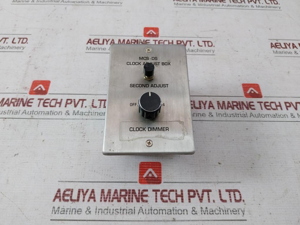 Mcs-ds Clock Adjust Box P42026 Ac220V 0.5S - Used