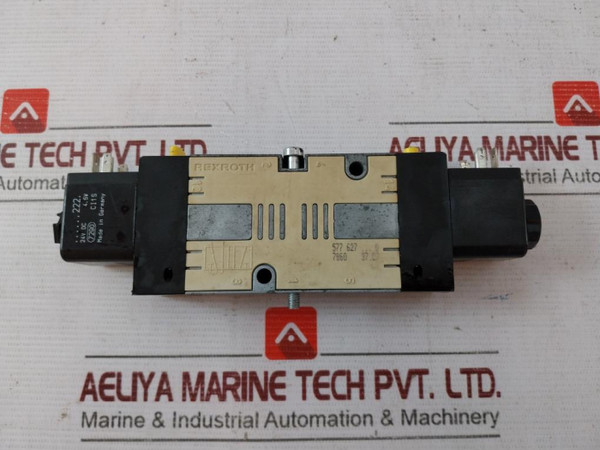 Rexroth 577 627...0 Double Solenoid Valve 24V Dc 4.5W Ci1S 7290 - Used