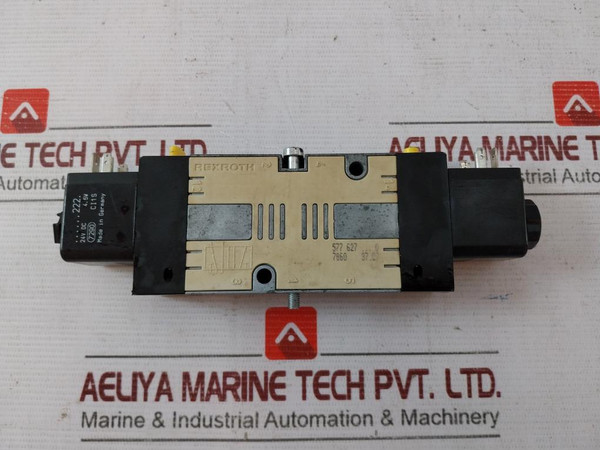 Rexroth 577 627...0 Double Solenoid Valve 24V Dc 4.5W Ci1S 7290 - Used