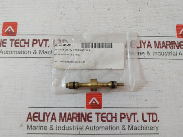 Mt 3-way Sol/Solenoid Vv Valve Disk With O Ring 414-150.001 - New