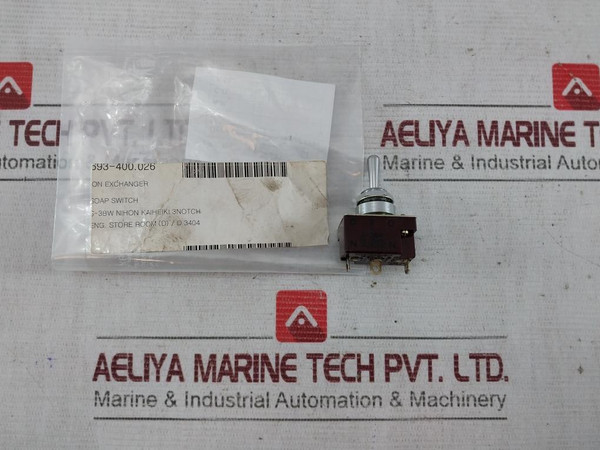 Nihon Kaiheiki S-3Bw Soap Switch 5A 125V Ac 3-notch - New