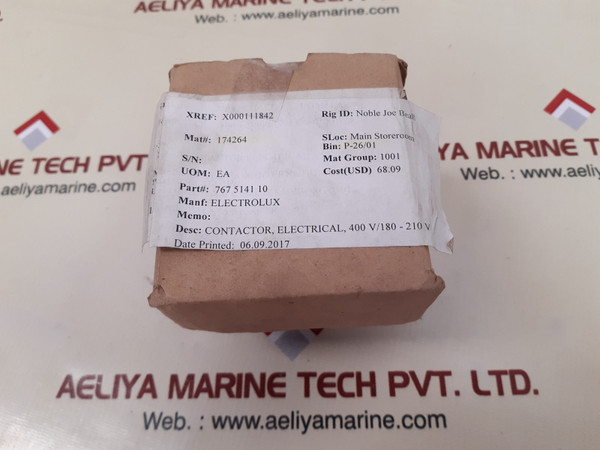 Benedikt & Jager 767 5141-10 Contactor 50/60Hz