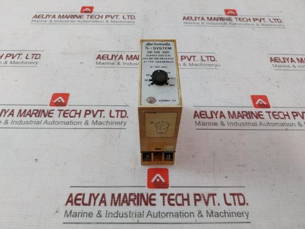 Electromatic Sb 125 220 Time Delay Relay S-system 10A/380V- S411 - Used