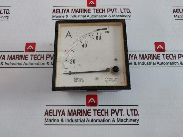 S.I.P.I.E. 4960 Ar Analog Ammeter 0-60/300A 1.5 50Hz 60/5 - Used