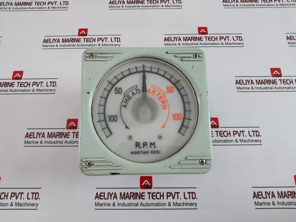 Nunotani Keiki Seisakusho Jis F8521-fe130 Electric Shaft Rpm Indicator Receiver - Used