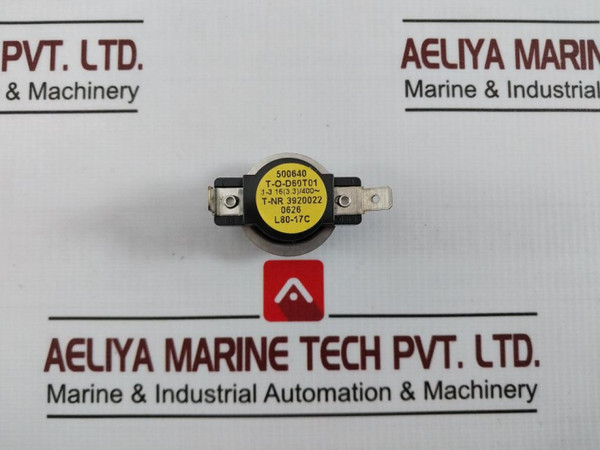 Ge Appliance L80-17C Thermostat 500640, T-o-d 60T01, 1-3 16 (3.3)/400 3920022 - New