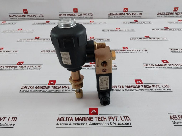 Atlas 0331 C 3,0 Nbr Ms Pneumatic 2/2 Way Angle Seat Valve G1/4 Pn0-10Bar - Used