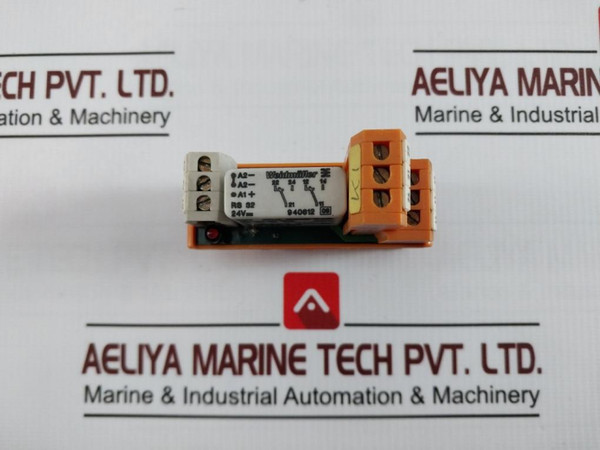 Weidmuller Rs 32 Relay Module 24V 940612 06 24V Dc Enr-156925 - Used