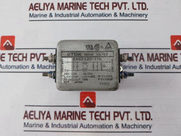 Tdk Zag2220-11S Noise Filter 250V~20A 50/60Hz 