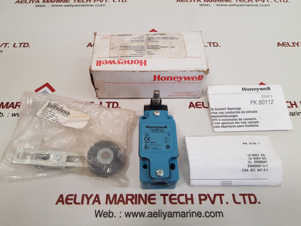 Honeywell Glac01A2W Micro Limit Switch With Roller 600V ac 300V dc