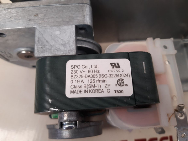 Spg Bz325-da005 Shaded Pole Motor 230V~ 60Hz