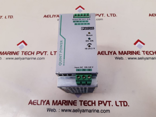 Phoenix Contact Quint-ps/1Ac/24Dc/10 Power Supply 100-240V~/50-60Hz/4.0-1.7A