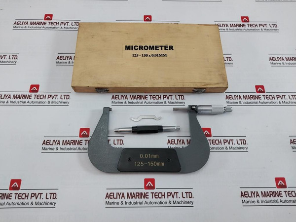 125-150X0.01Mm Micrometer Set 125-150Mm 0-45