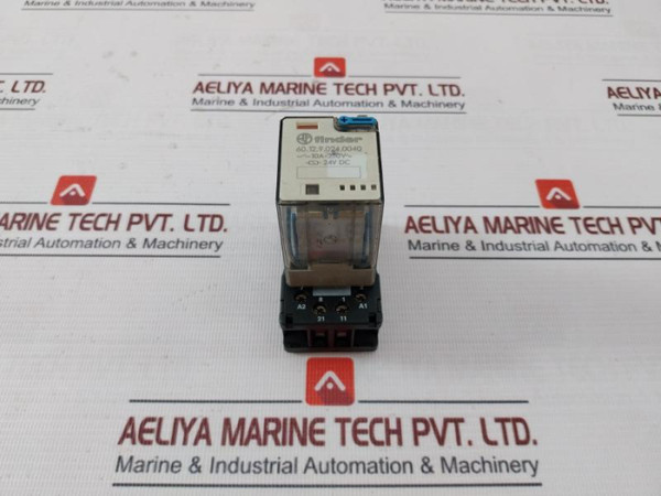 Finder 60.12.9.024.0040 General Purpose Relay With 90 Series Socket 24V Dc